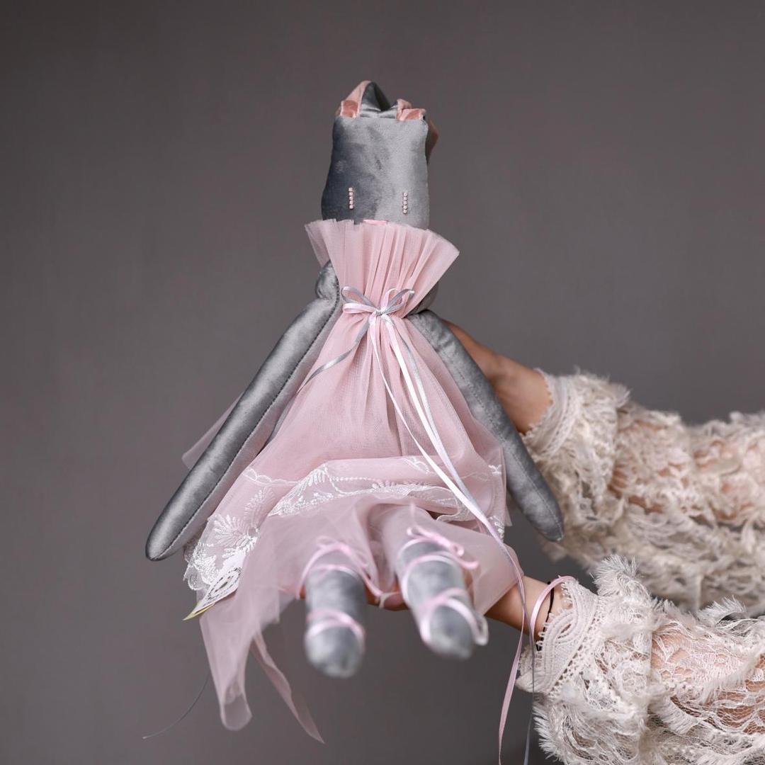 Мягкая игрушка «Заяц в платье»