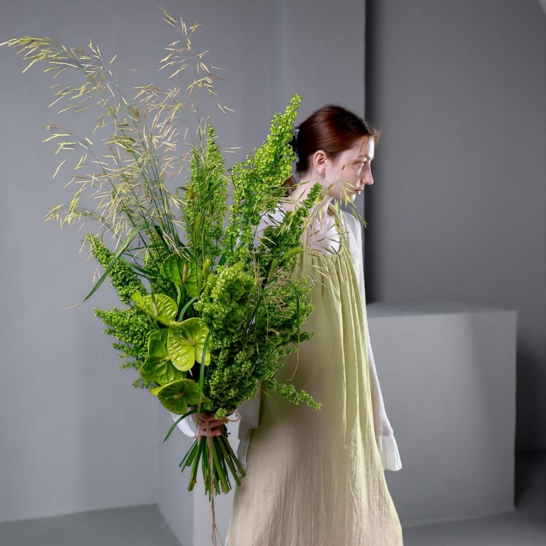 Авторский букет Сочная зелень