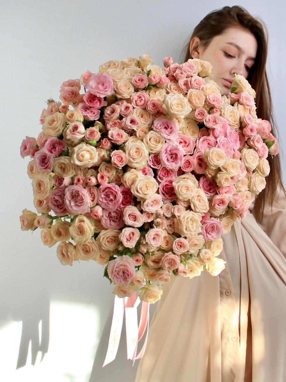 Кустовая роза (цвет микс)