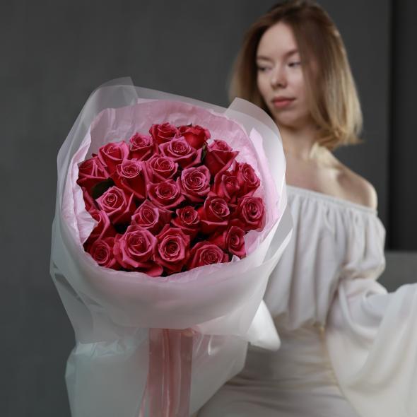 Монобукет из роз 40см