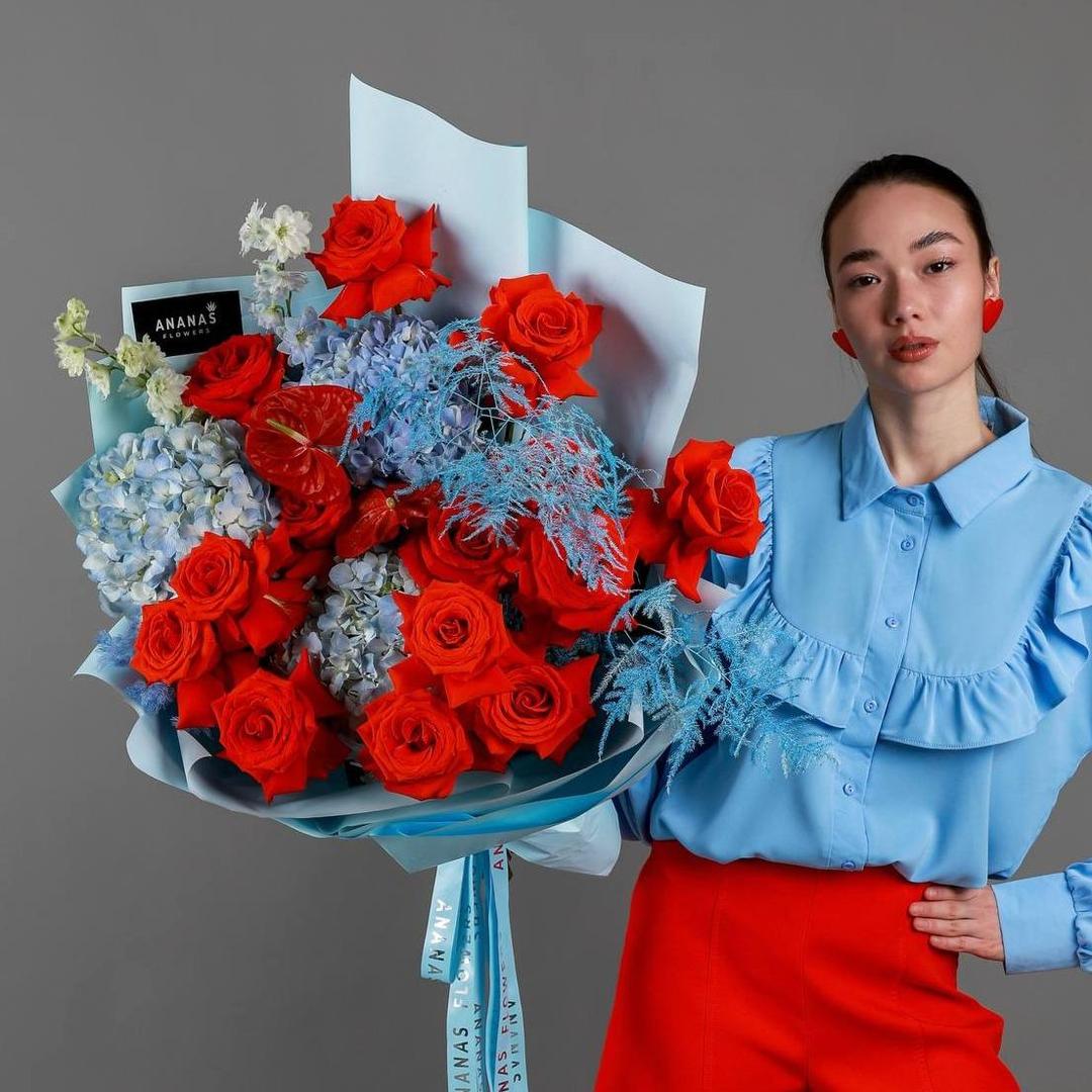 Букет Пылающий лёд