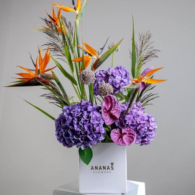 Авторская композиция с экзотичной стрелицией