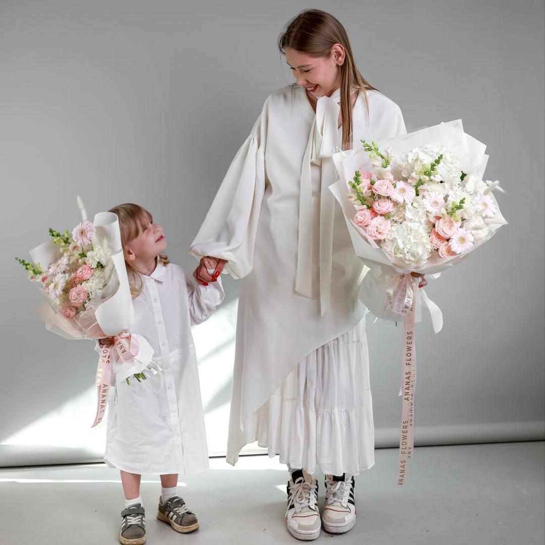 Сет семейный КРУЖЕВА для жены и дочки