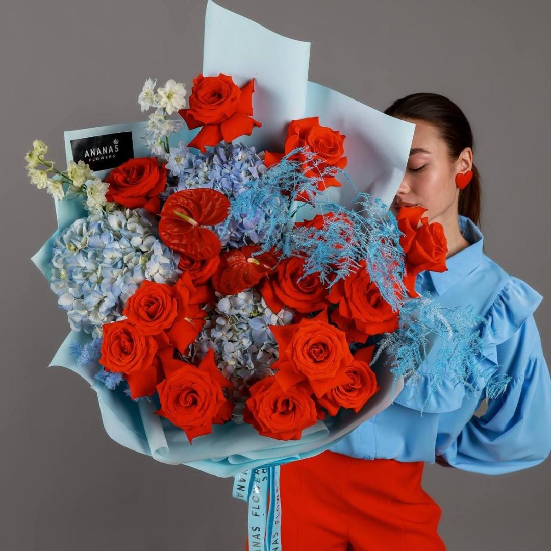 Букет Пылающий лёд