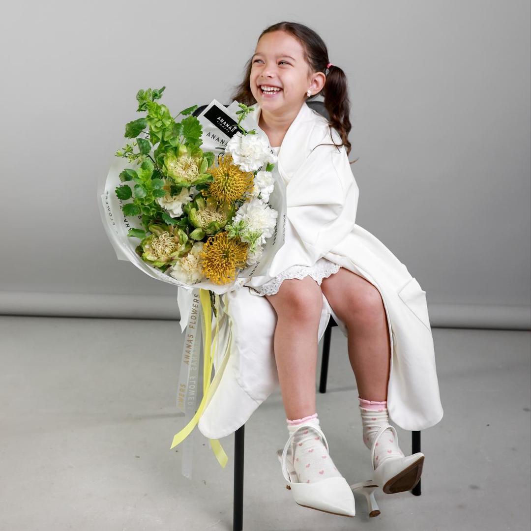 Детский букет Солнечный зайчик