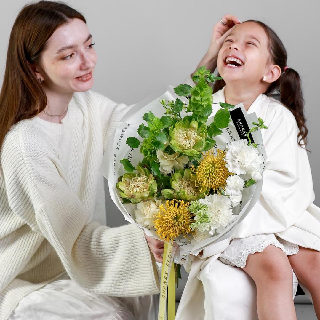 Детский букет Солнечный зайчик