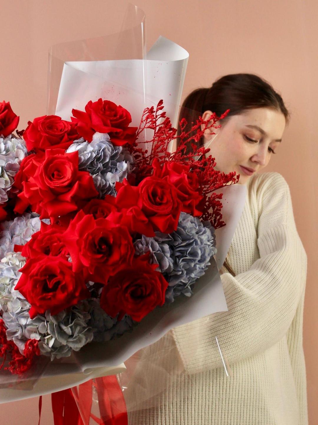 Букет ЛЁД И ПЛАМЯ