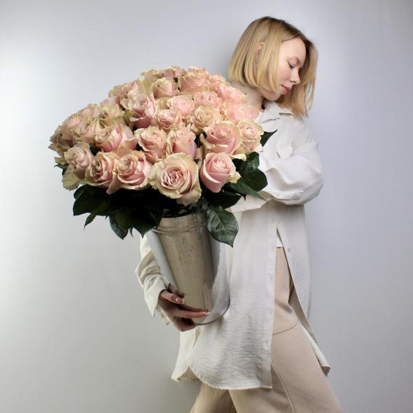 Роза Эквадор Pink Mondial 60 см